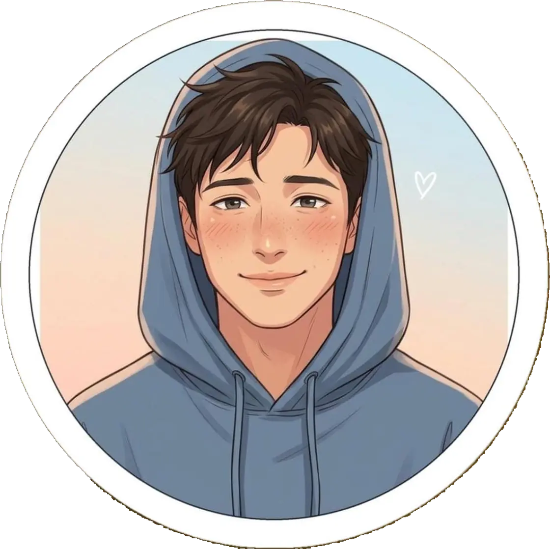 A soft and blushing Shane Hollander hides comfortably inside his oversized sweater, showing off a rare moment of sweet vulnerability.