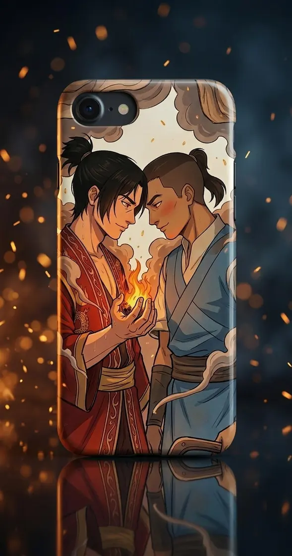 Zuko and Sokka share a soft moment of quiet affection as their slow burn romance finally blossoms.