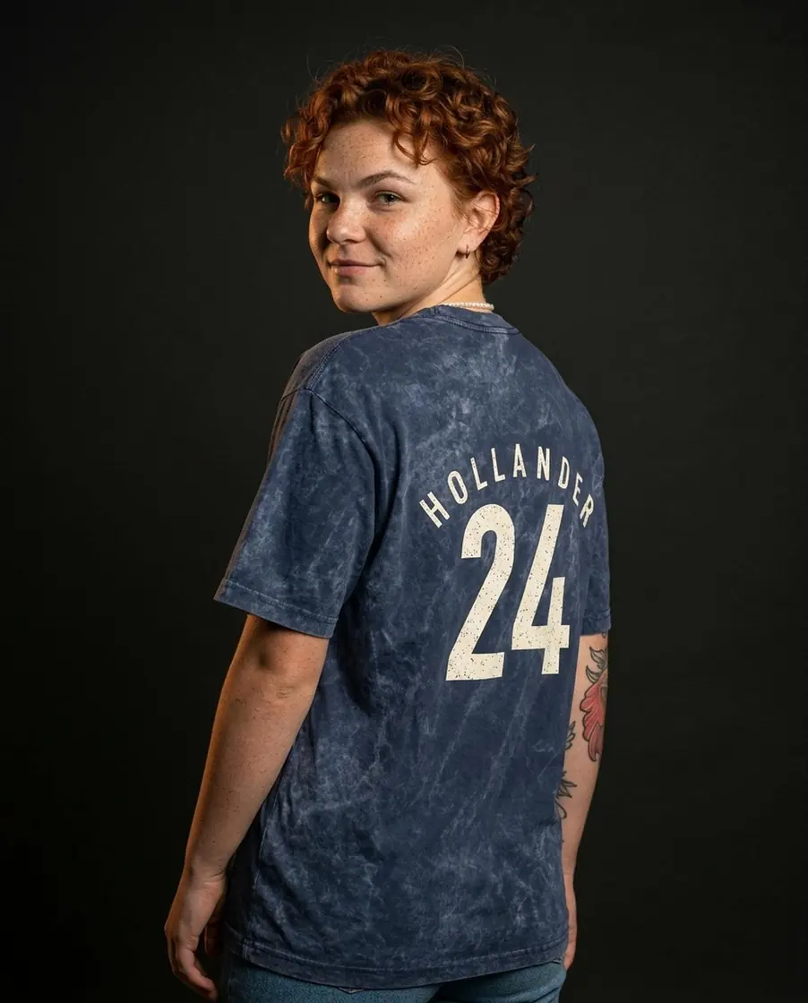 A vintage distressed design showcasing Shane Hollander and his iconic number twenty four for true fans of the ice.