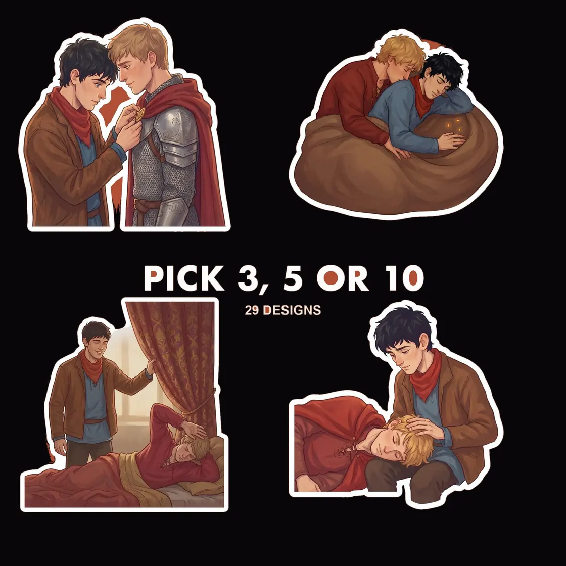 Select your favorite magical and heartfelt moments in Camelot to create a customized assortment.
