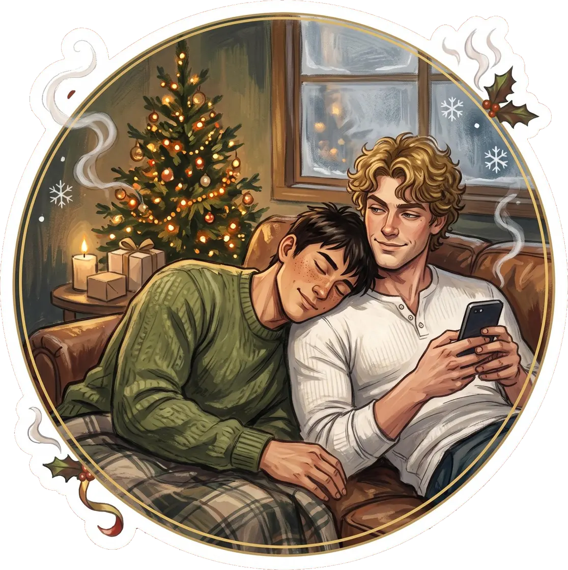 Ilya and Shane spend a quiet, snowy Christmas Eve together at the secluded cottage.