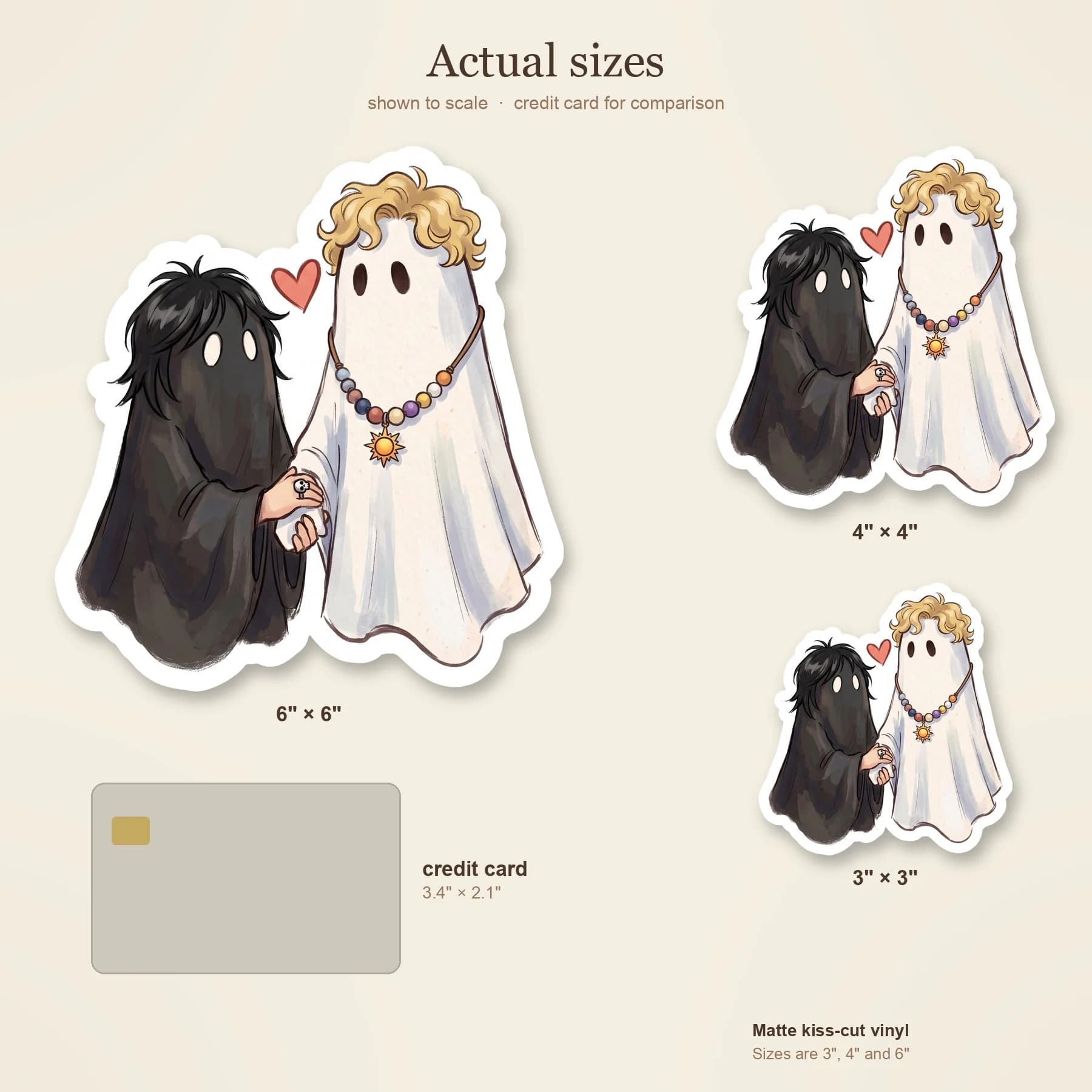 Nico and Will dress up for Halloween in the most classic, low-effort costume possible. They stand side by side draped in white bedsheets with eye holes cut out, though Nico's ghost leans affectionatel, view 4