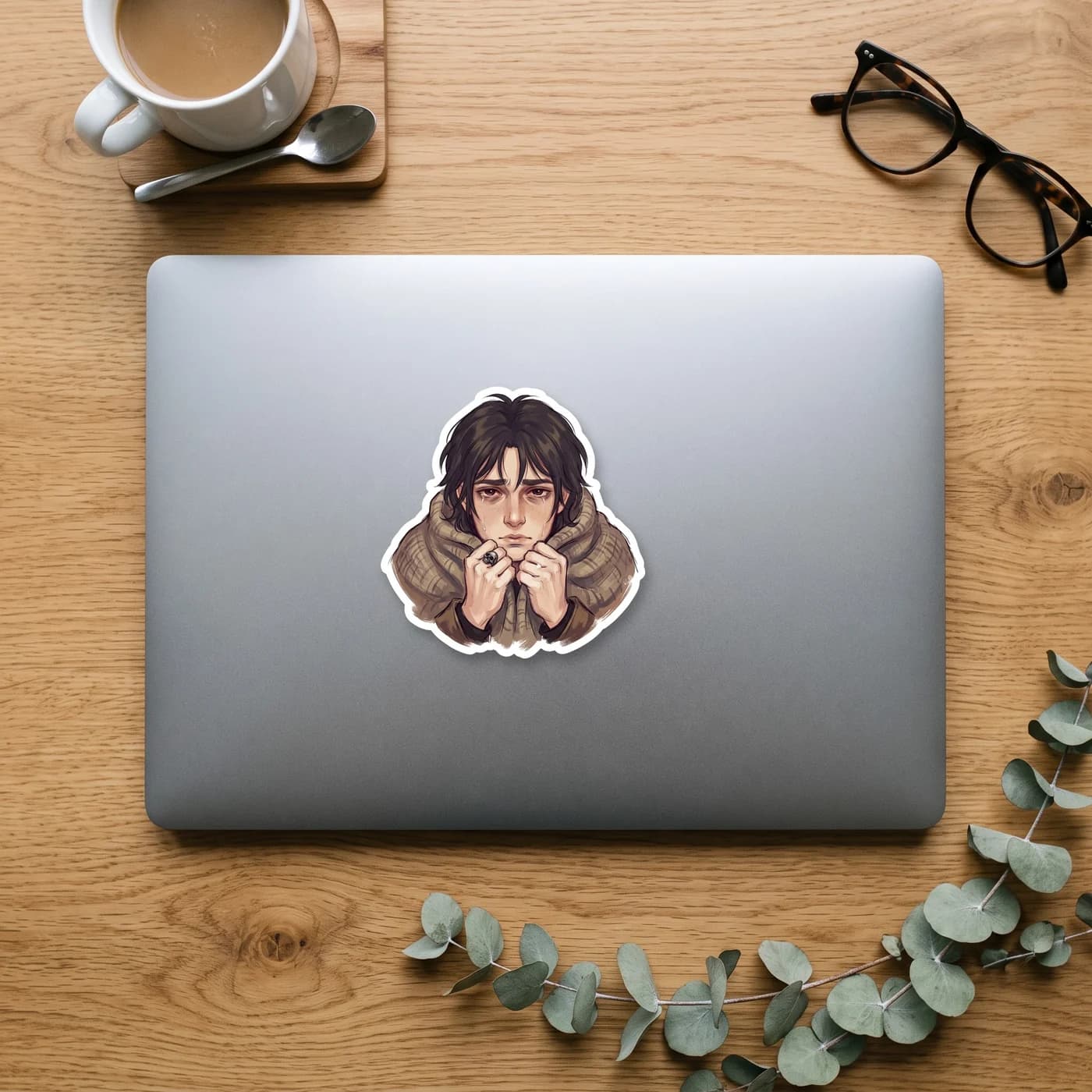 Surrounded by the bizarre troglodyte caves, Nico shares a deeply vulnerable moment of emotional breakdown. The artwork portrays his raw feelings and the quiet comfort offered by those who truly unders, view 3