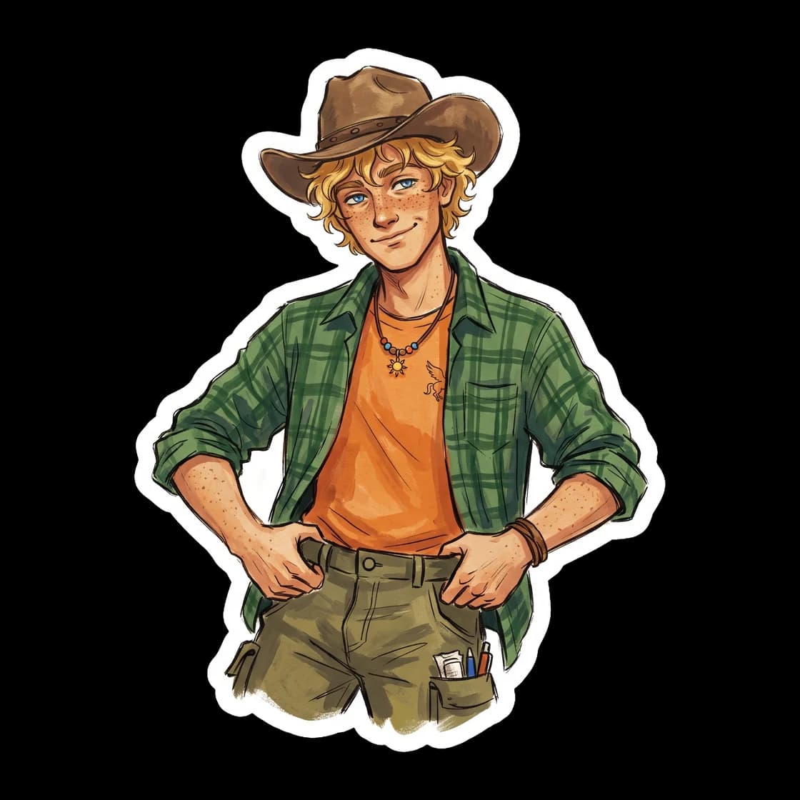 This portrait of Will captures his relaxed, laid-back demeanor, complete with a hint of the southern charm and Texas drawl he occasionally lets slip. It represents his grounded, mortal roots balancing