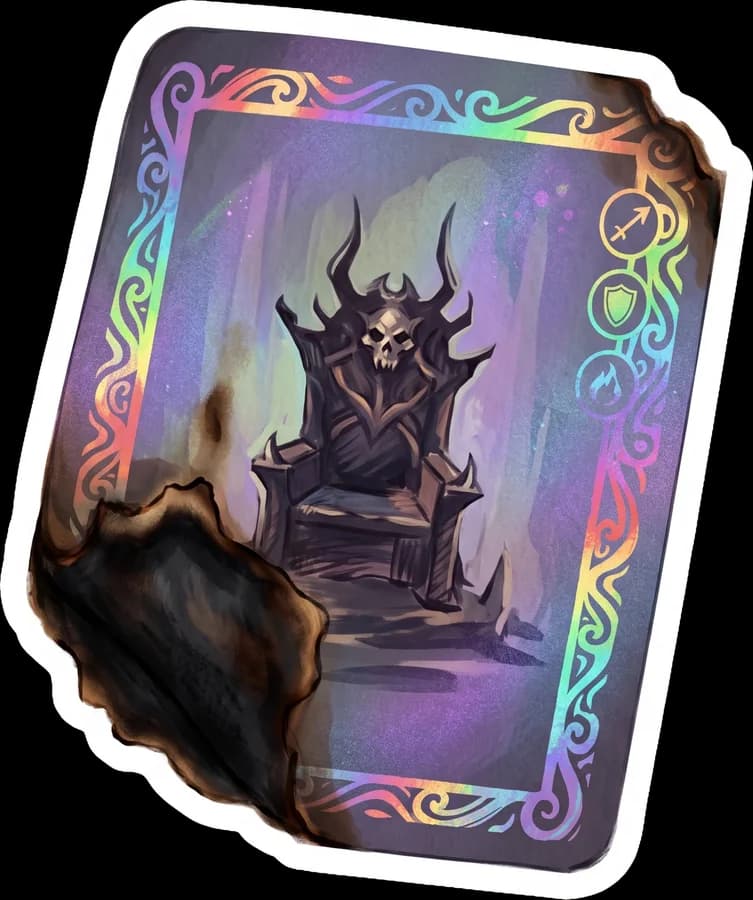 Scorched holo hades card