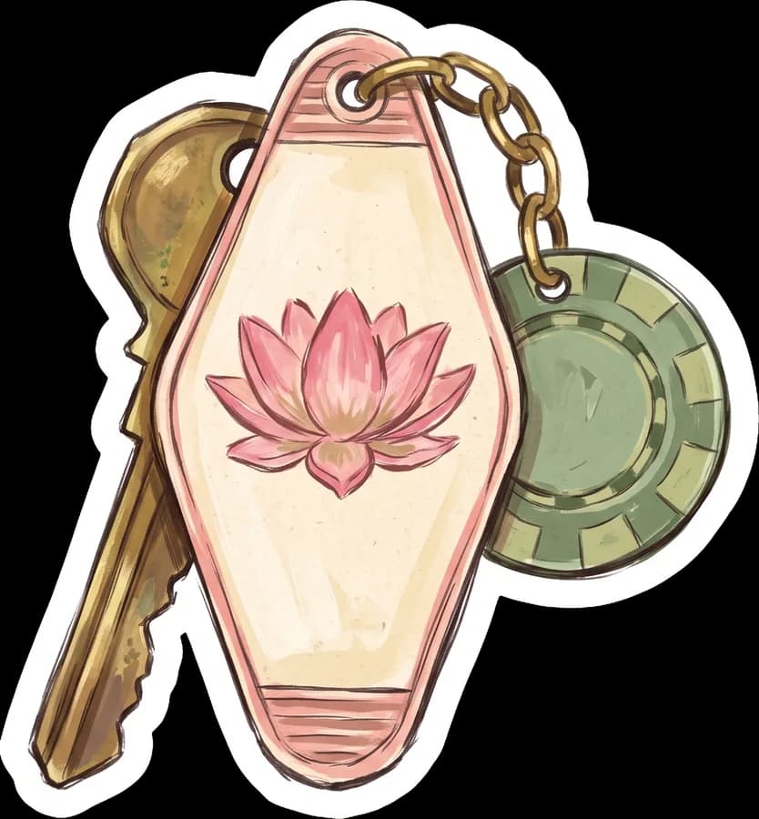 Lotus hotel room key