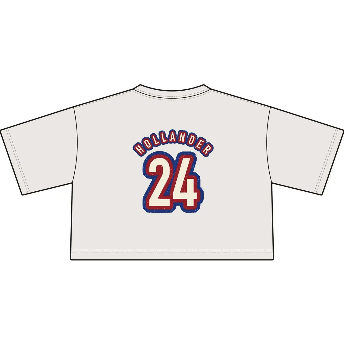The iconic name Hollander and number twenty four stand boldly together, representing a dedicated career as Montreal's beloved golden boy., view 5