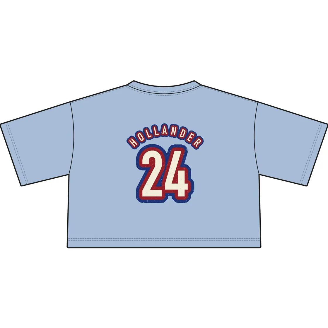 The iconic name Hollander and number twenty four stand boldly together, representing a dedicated career as Montreal's beloved golden boy., view 7