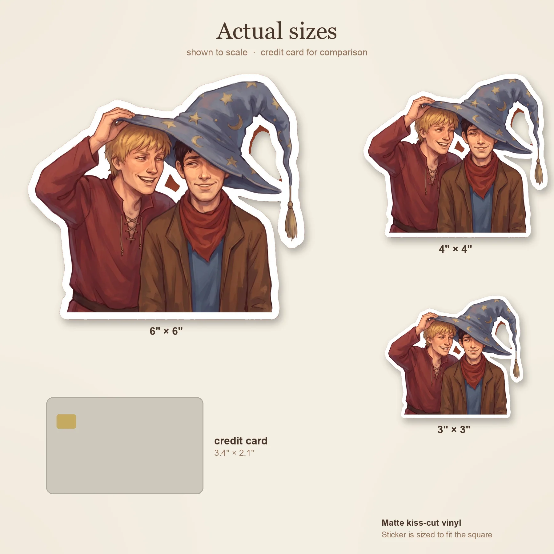 Arthur discovers a ridiculously oversized pointed sorcerer's hat and teasingly tries it on his hapless servant., view 3