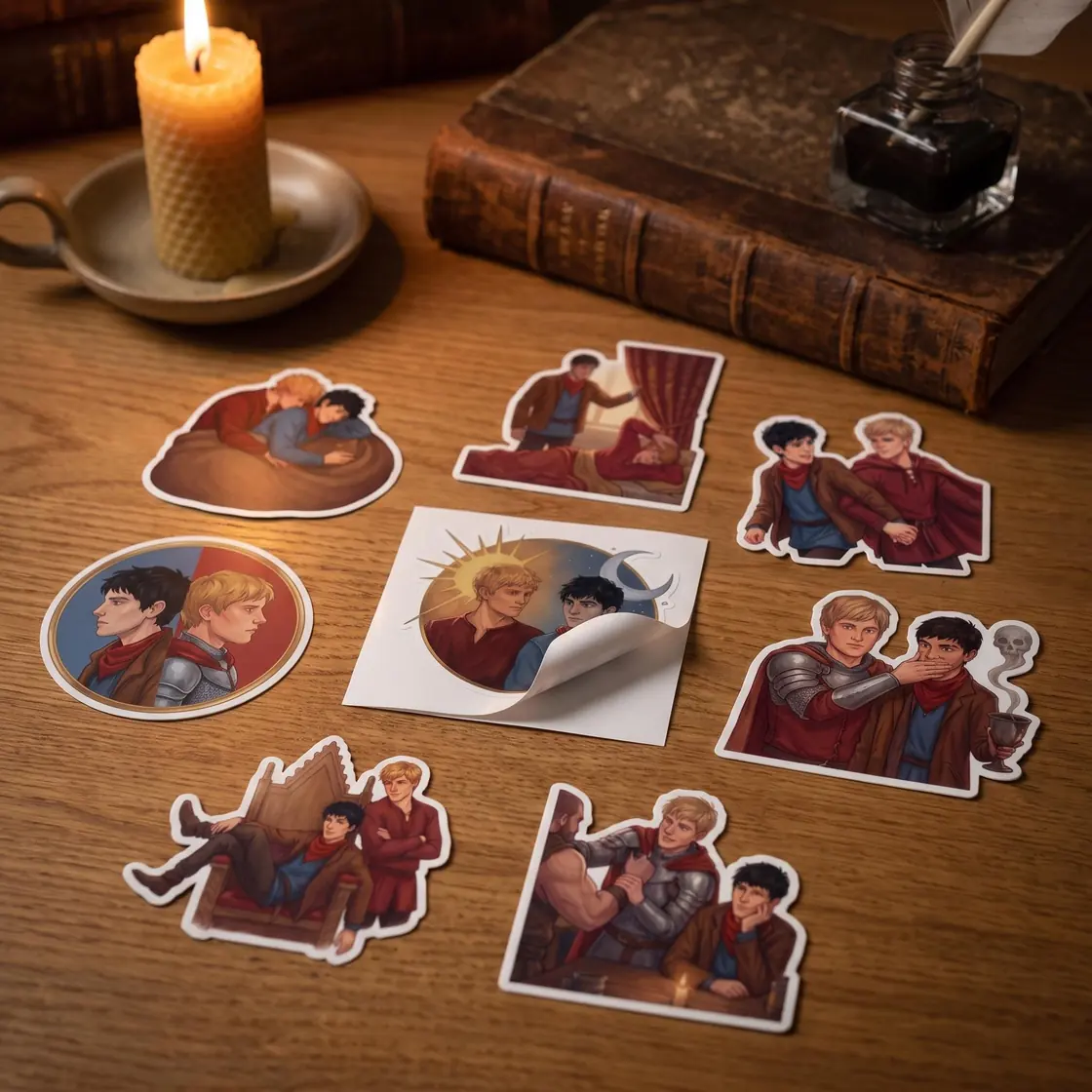 Select your favorite magical and heartfelt moments in Camelot to create a customized assortment., view 4