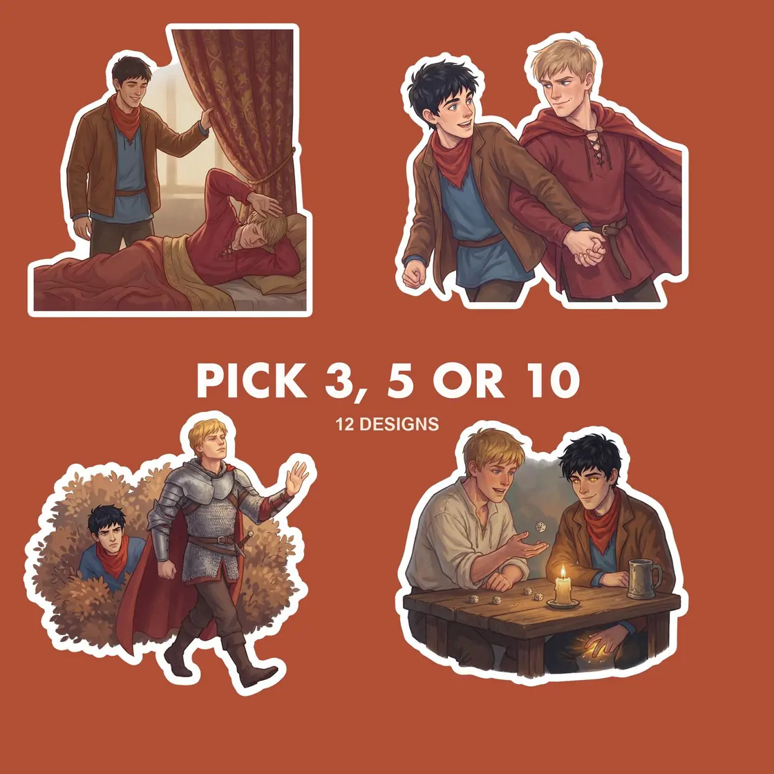 Choose your favorite humorous moments from Camelot to build a customized assortment of scenes., view 2