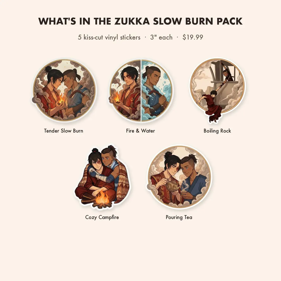 Zuko and Sokka transition from bitter enemies to tentative allies and eventually to something much deeper., view 3