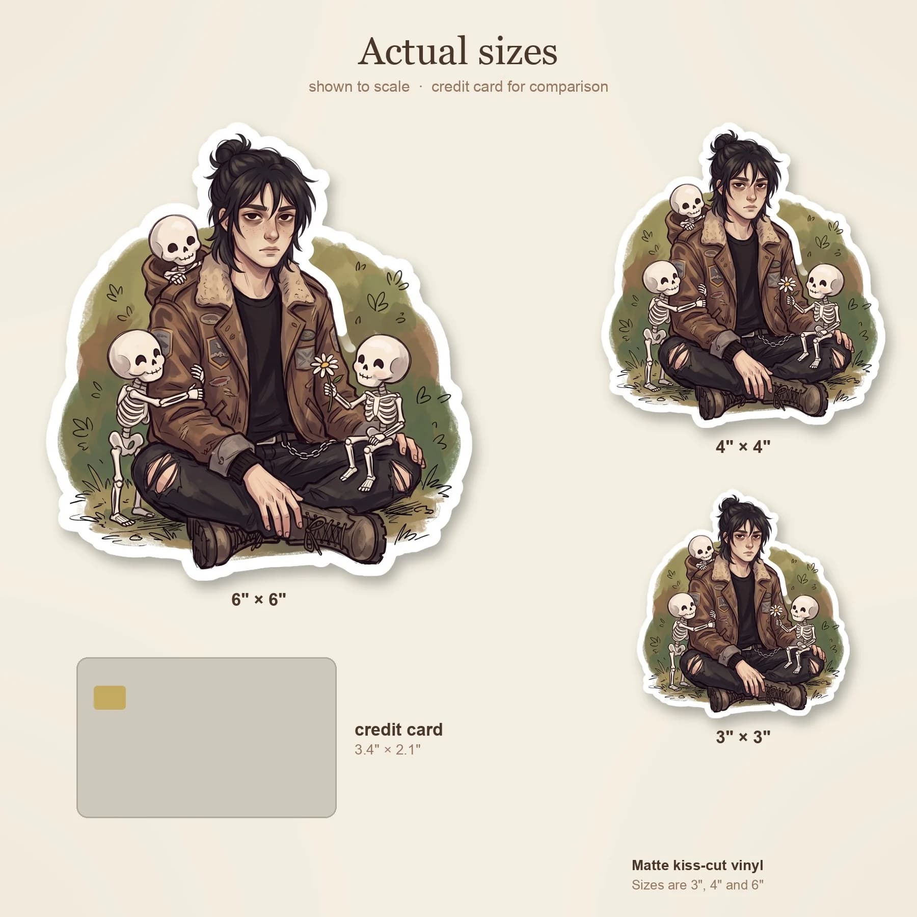 Nico di Angelo is depicted sitting in a quiet graveyard, surrounded by a group of tiny skeleton companions. The son of Hades is wearing his signature aviator jacket and a soft, genuine smile as he sha, view 4