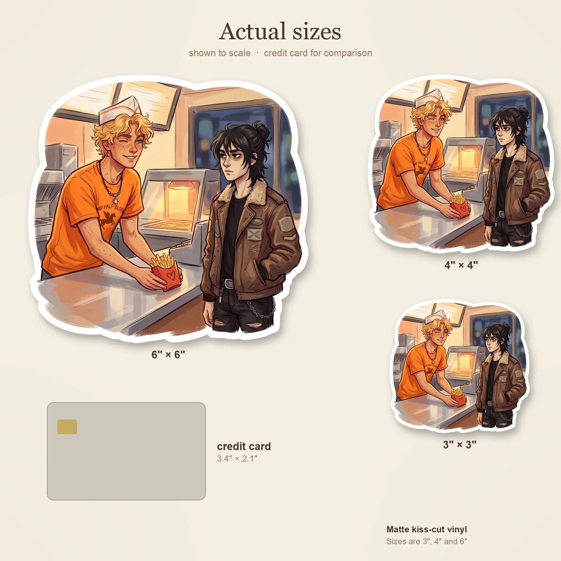 Will and Nico sharing a plate of greasy diner fries at two in the morning. The warm diner neon illuminates Will laughing while Nico steals a fry from his plate. A domestic moment for fans of the pairi, view 4