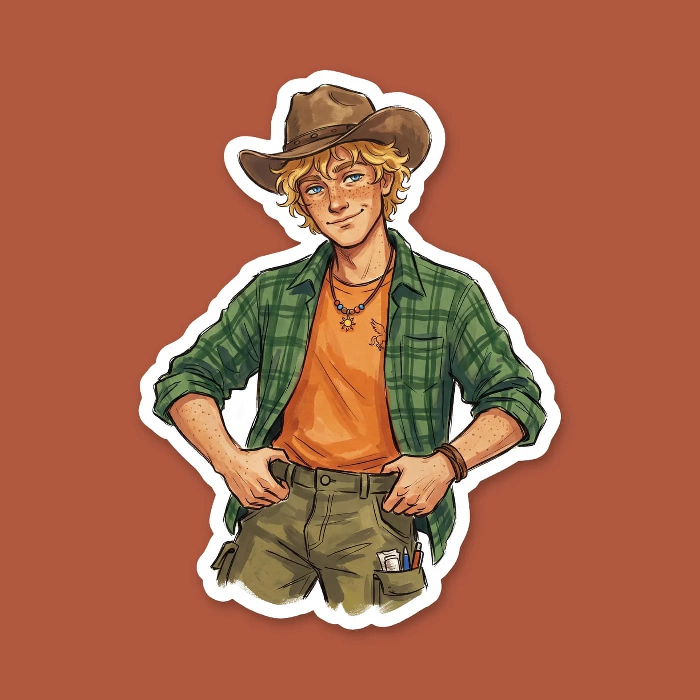 This portrait of Will captures his relaxed, laid-back demeanor, complete with a hint of the southern charm and Texas drawl he occasionally lets slip. It represents his grounded, mortal roots balancing, view 2