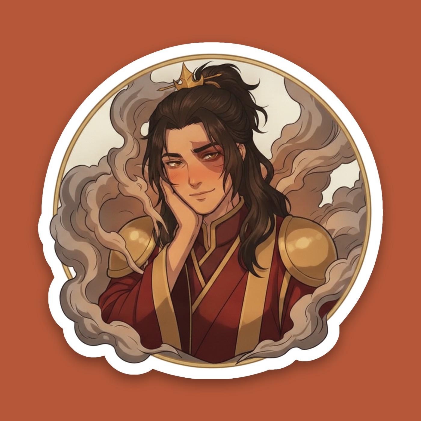 Soft Fire Lord Sticker